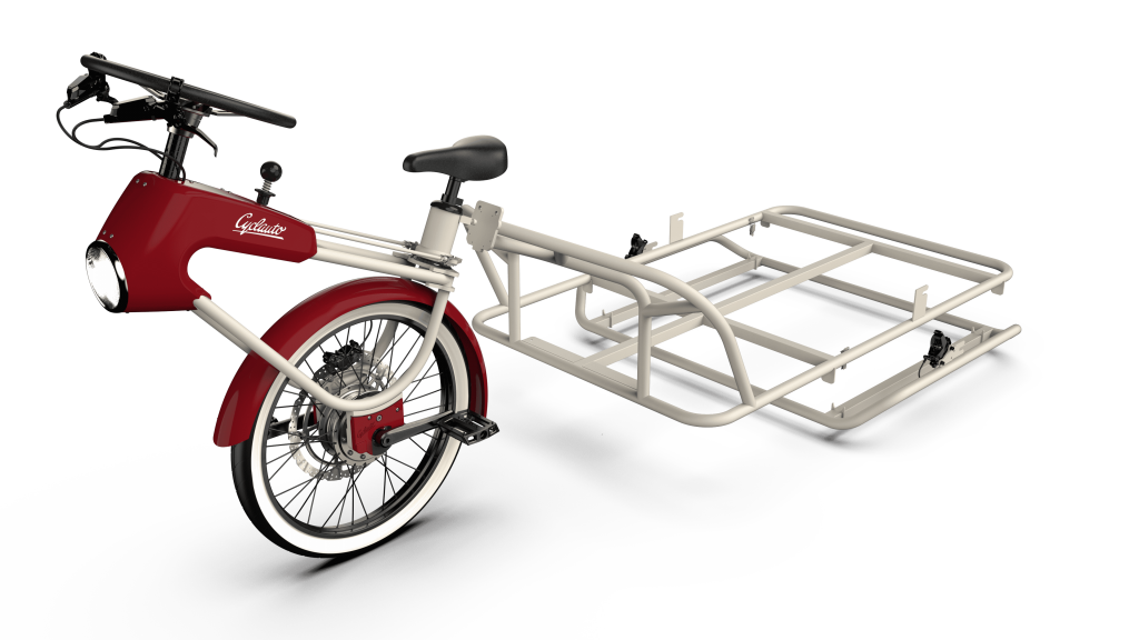 Mise en scene du démontage du triporteur